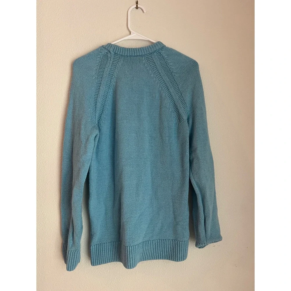 Abercrombie & Fitch Knit Sweater Crew Neck Pullover‎ Casual Blue Small